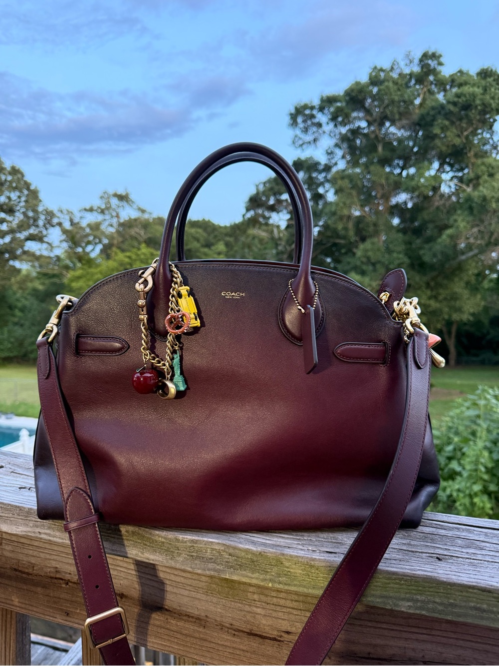 Authentic Coach Empire 40 with charms- BNNU - Picture 1 of 12